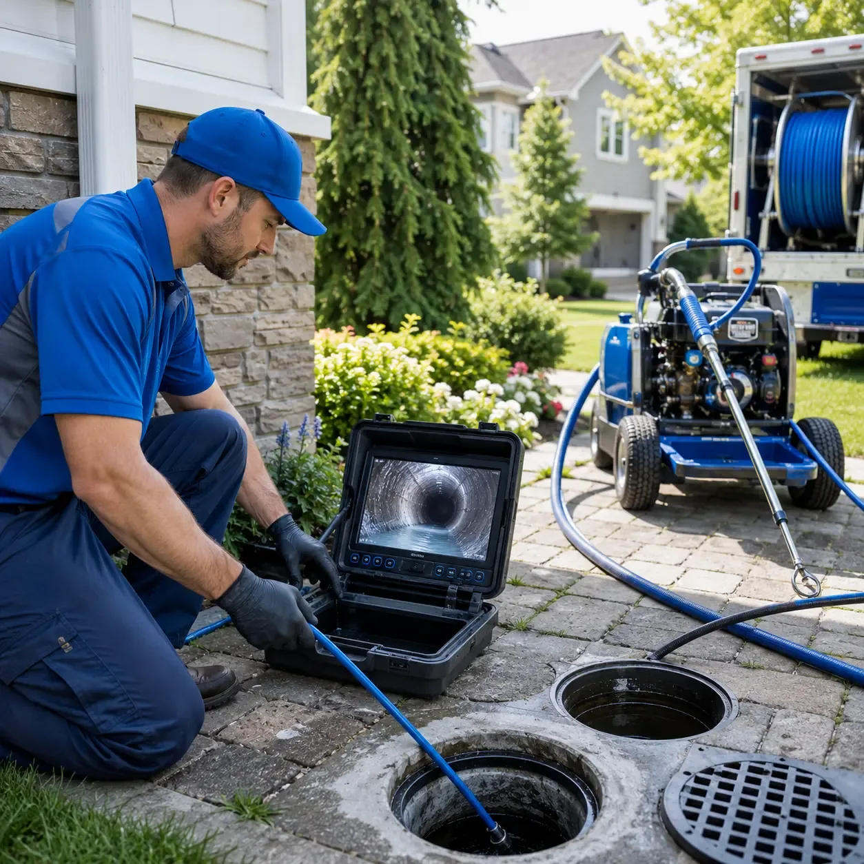 Outdoor drain cleaning professionals serving North Liberty, IA