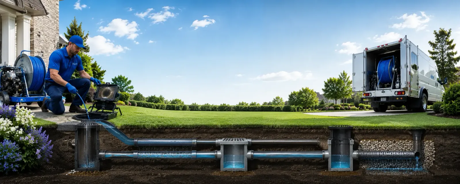 Outdoor drain cleaning information for North Liberty, IA